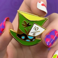 Store Mad Hatter'S Tea Party Hat Enamel Pin Enamel Pins