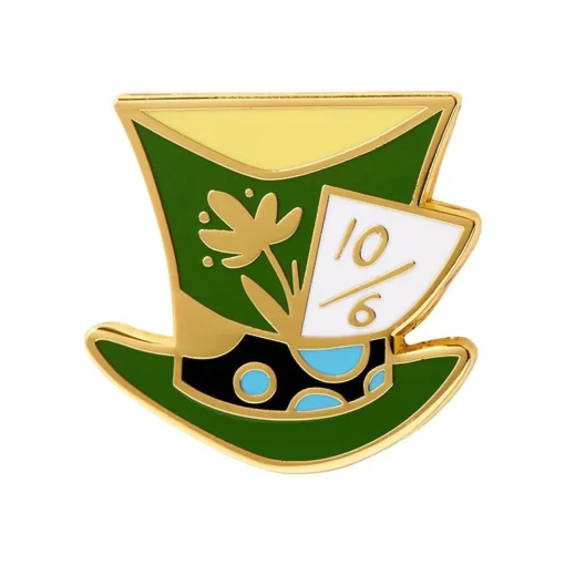 Store Mad Hatter'S Tea Party Hat Enamel Pin Enamel Pins
