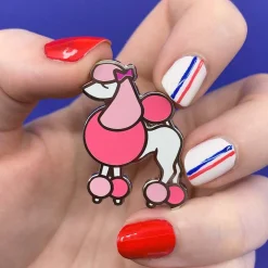 Cheap Madame Caniche Enamel Pin Enamel Pins