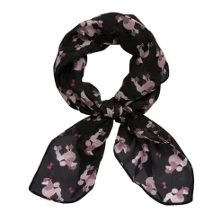 Best Sale Madame Caniche Head Scarf - Black Scarves