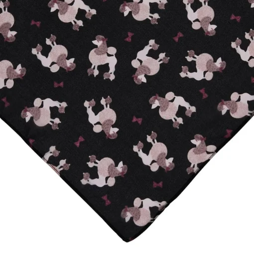 Best Sale Madame Caniche Head Scarf - Black Scarves