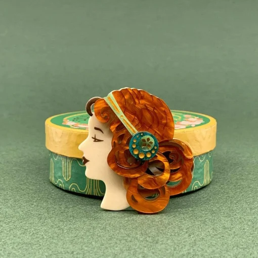Fashion Mademoiselle Bernhardt Brooch Brooches