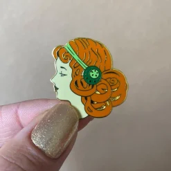 Best Mademoiselle Bernhardt Enamel Pin Enamel Pins