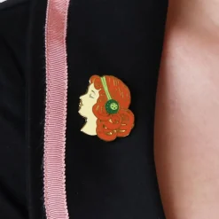 Best Mademoiselle Bernhardt Enamel Pin Enamel Pins