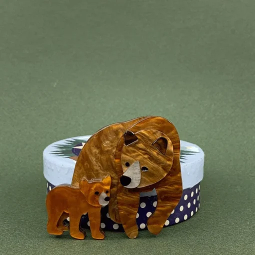 Fashion Mama Bear Brooch Brooches