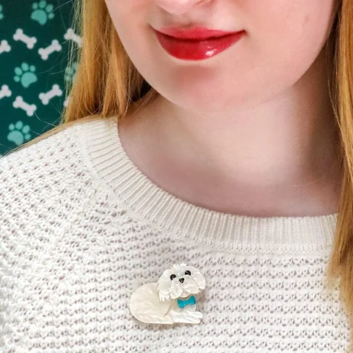 Flash Sale Marc The Maltese Mini Brooch Brooches