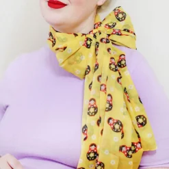 Cheap Matryoshka Memories Neck Large Neck Scarf Scarves