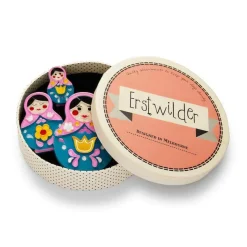 Discount Matryoshka Memories Toy Brooch Set Brooches