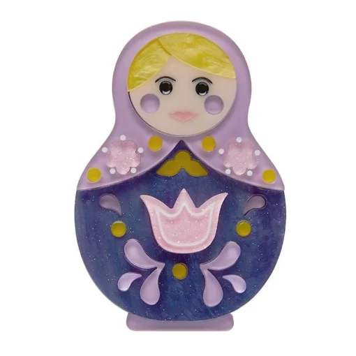 Clearance Matryoshka Memories Toy Brooch Brooches