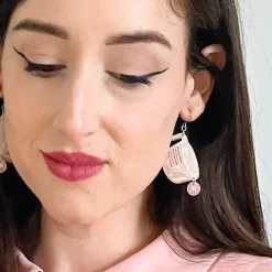 Discount Measure Twice, Pour Once Earrings Earrings