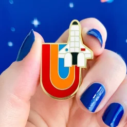 Cheap Mission To The Moon Enamel Pin Enamel Pins