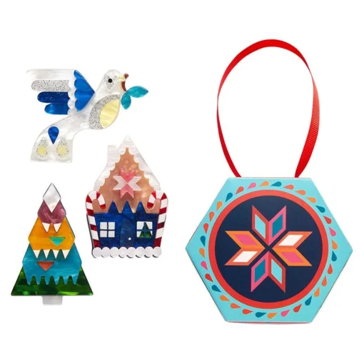 Store Modern Holiday Mystery Mini Brooch Brooches