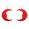 Shop Moon Mirror Drop Earrings - Red Essential Earrings