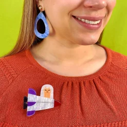 Outlet Moon Ride Brooch Brooches