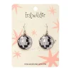 Best Mosaic Mirror Enamel Drop Earrings Enamel Earrings