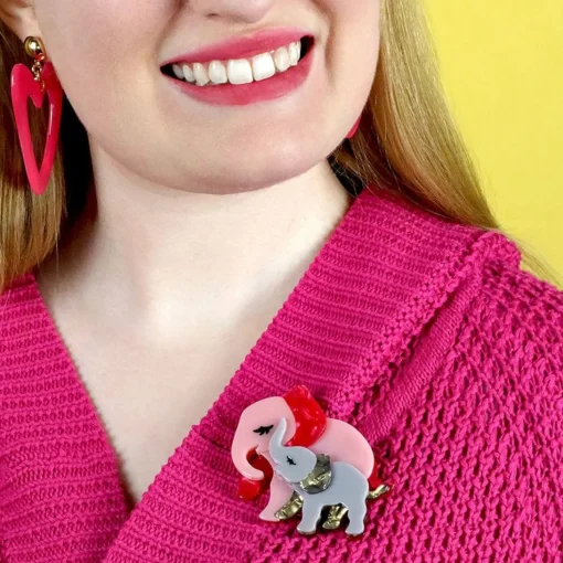 Discount Mother Ella Elephants Brooch Brooches