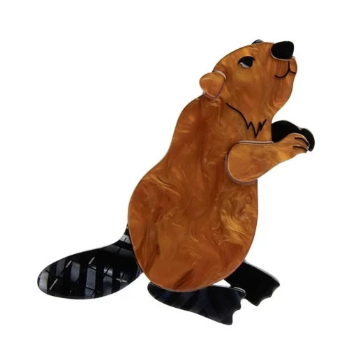 Cheap Mr. Beaver'S Bark Brooch Brooches