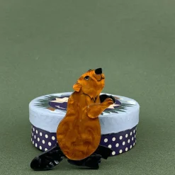 Cheap Mr. Beaver'S Bark Brooch Brooches
