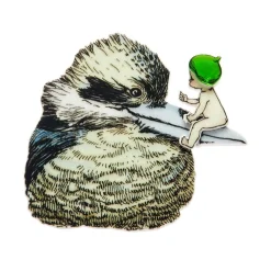Best Sale Mrs. Kookaburra Brooch Brooches