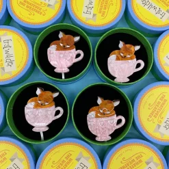 Hot Mug Full Of Hugs Brooch Brooches