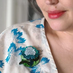 Discount Mythical Blue Waratah Brooch Brooches