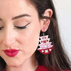Sale Nanna'S Prized Flower Bowls Earrings Earrings