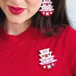 Cheap Nanna'S Prized Flower Bowls Brooch Brooches