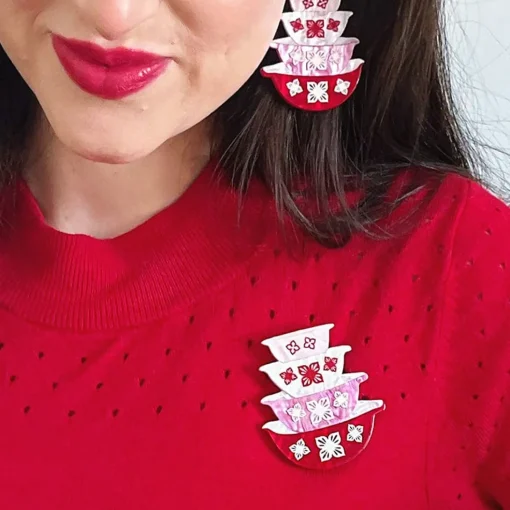 Cheap Nanna'S Prized Flower Bowls Brooch Brooches