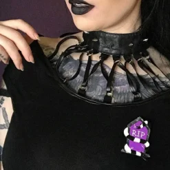 Flash Sale Neitherworld Tombstone Brooch Brooches