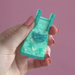 Store No Strings Attached Brooch - Teal Brooches