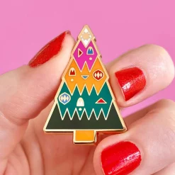Clearance O Christmas Tree Enamel Pin Enamel Pins
