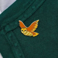 Clearance Obsequious Owl Enamel Pin Enamel Pins