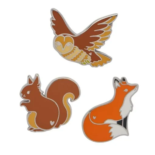 Clearance Obsequious Owl Enamel Pin Enamel Pins