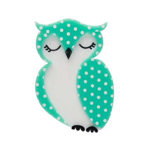 Online Olive Owl Brooch Brooches