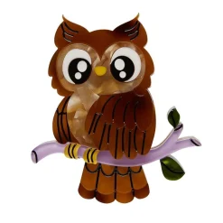 Best Sale Owl Eyes On You Brooch Brooches