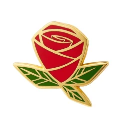 Clearance Painted Rose Enamel Pin Enamel Pins