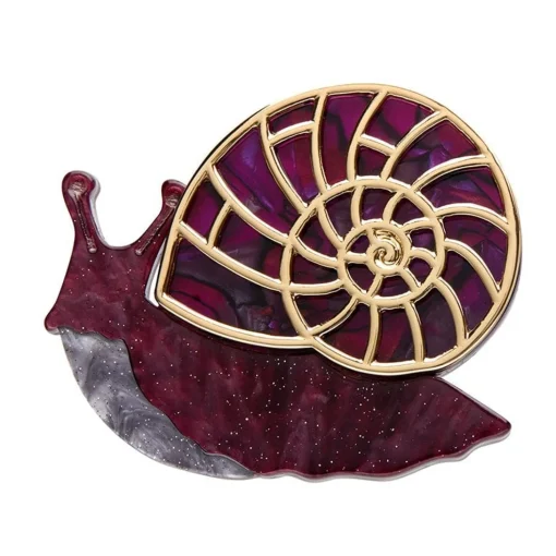 Shop Painted Shell Brooch Brooches