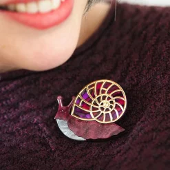 Shop Painted Shell Brooch Brooches