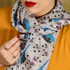 Fashion Pair O' Keets Large Neck Scarf Scarves