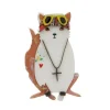New Paradise City Cat Brooch Brooches