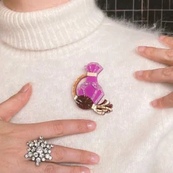 Fashion Parfum D' Brooch Brooches