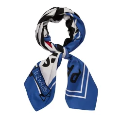 Cheap Paris Skyline Square Scarf - Blue Scarves