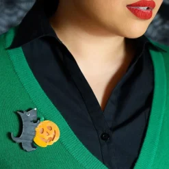 Best Sale Patch The Pumpkin Pup Brooch Brooches