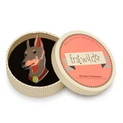 Flash Sale Patrick Pinscher Dog Brooch Brooches