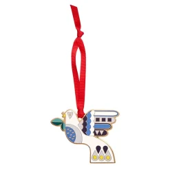 Best Peace & Love Enamel Tree Ornament Tree Ornaments