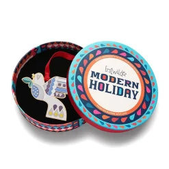 Best Peace & Love Enamel Tree Ornament Tree Ornaments