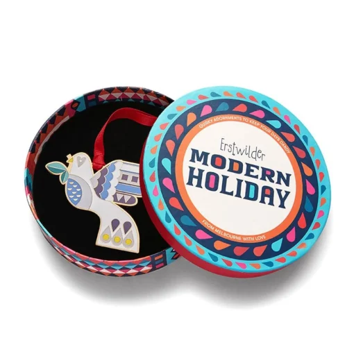Best Peace & Love Enamel Tree Ornament Tree Ornaments