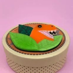 Hot Peak-A-Saurus Rex Brooch Brooches