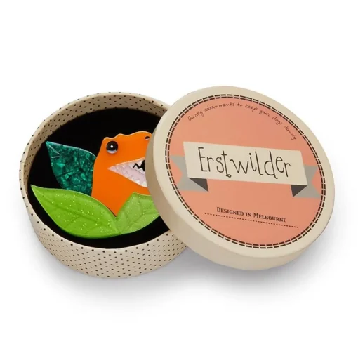 Hot Peak-A-Saurus Rex Brooch Brooches