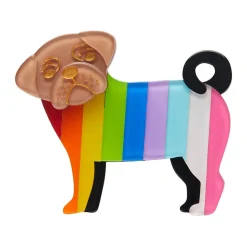 Best Pebbles The Progressive Pug Brooch Brooches